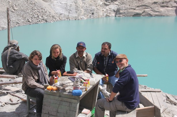 IMG_4404 Taking a break, while our car crosses the lake